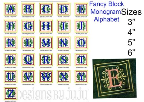 Image result for Block Monogram Letters