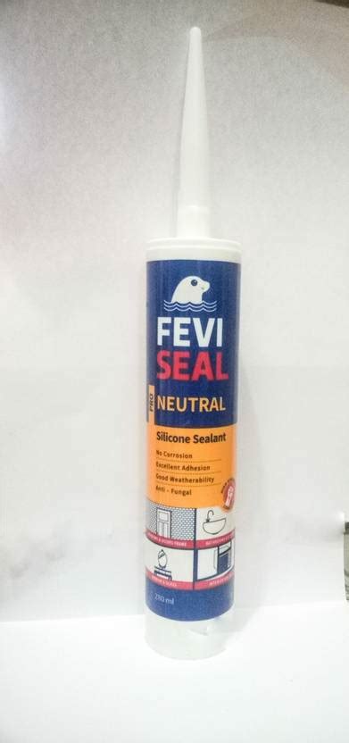 Pidilite DR FIXIT FEVISEAL NEUTRAL PRO SILICON SEALANT + Applicator Gun ...