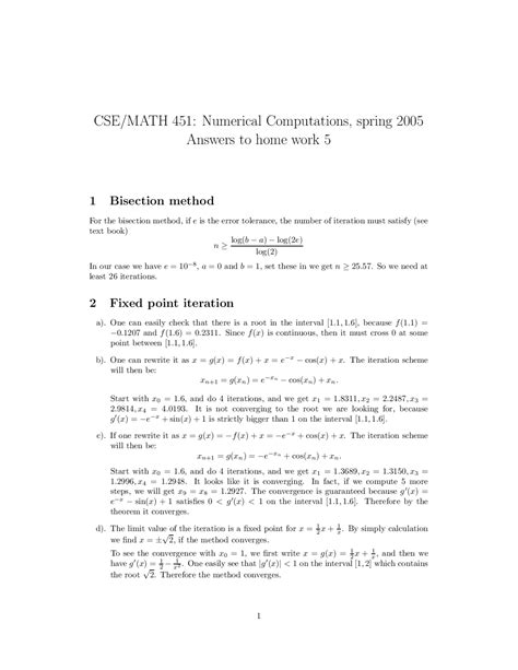 Image result for Numerical Methods Sample Problems