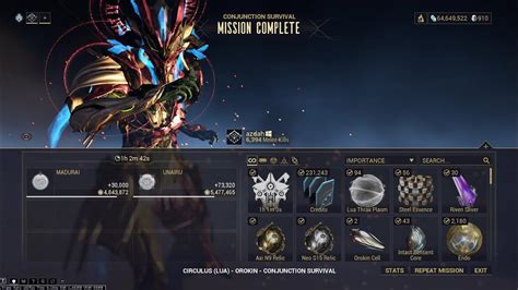 Warframe - 1 hour Solo SP Lua Survival (Lua Thrax Plasm farm) - YouTube