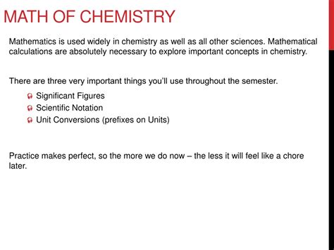 PPT - Chemistry Mathematics: Significant Figures and Scientific ...