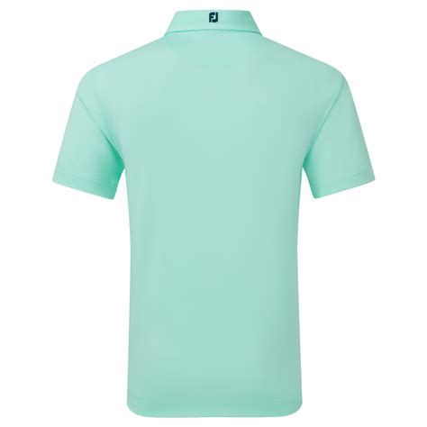 FootJoy Stretch Pique Athletic Fit Polo Shirt - Sea Glass