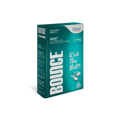 BOUNCE Nicotine Mini Lozenge 2 Mg | Mint flavour Sugar Free | USFDA Ap