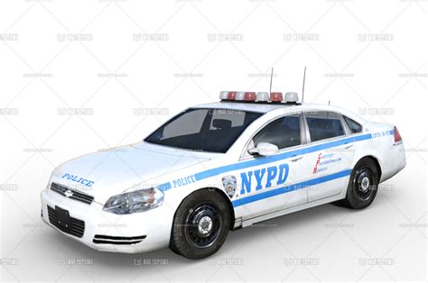 警车 美国警车 纽约警车_收刀入鞘作品_车辆轿车_cg模型网