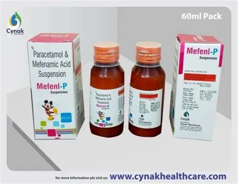 Pharmaceutical Dry Syrup - Paracetamol Mefenamic Acid Suspension ...