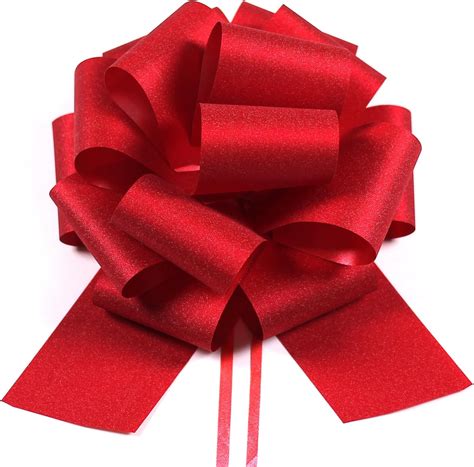 Amazon.com: Pull Bows, Red Bows for Gift Wrapping, Gift Bows, Gift Wrap ...