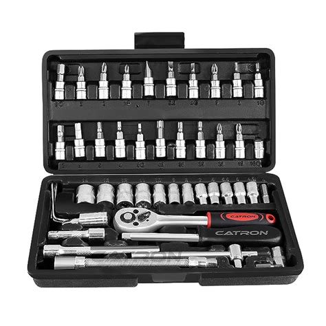 Catron 46 In 1 Pcs Tool Kit & Hand Tool Kit Wrench Set Multi Purpose ...