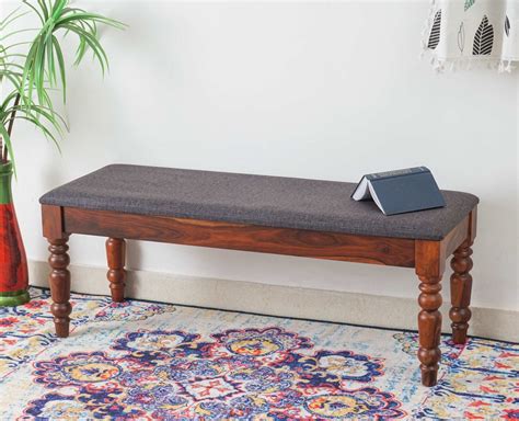 Belgium 3 Seater Sheesham Wood Bench