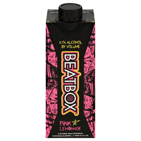BeatBox Malt Beverage, Pink Lemonade Flavored (500 ml) Delivery or ...