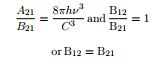 Einsteins A and B Coefficients and Expression for Energy Density - Civil