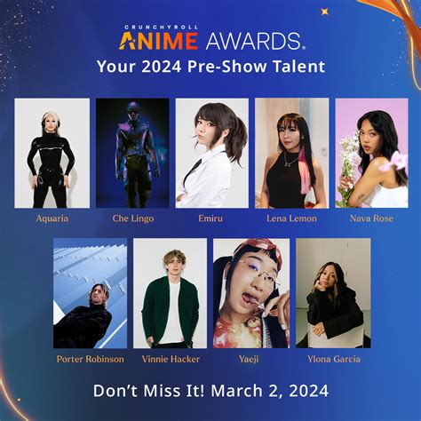 The 8th Annual Crunchyroll Anime Awards in Tokyo will be graced by ...