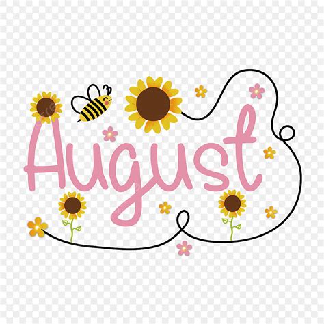 August Clipart Free