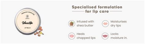 Buy Korus Essential Vanilla Lip Balm with Shea Butter for Women ...