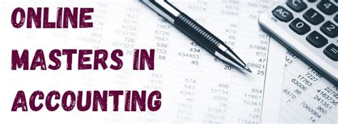 Master of Accountancy Programs 的图像结果