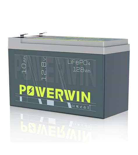 POWERWIN 12V 10Ah LiFePO4 Battery BT10 Battery UPS Backup Deep Cycle ...