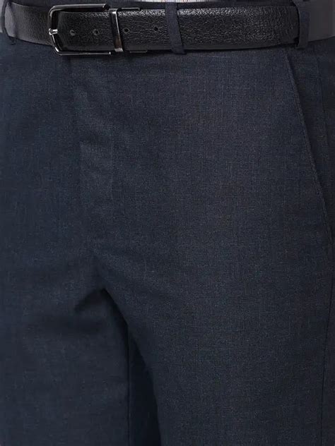 Park Avenue Men Blue Smart Fit Checks Trouser – MyRaymond