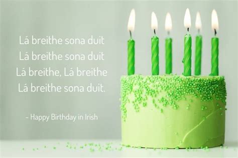 Happy Birthday In Irish: The Irish Gaelic Birthday Greetings Guide