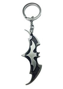 ABEL Batman Classic Logo Keychain (Silver) Key Chain Price in India ...