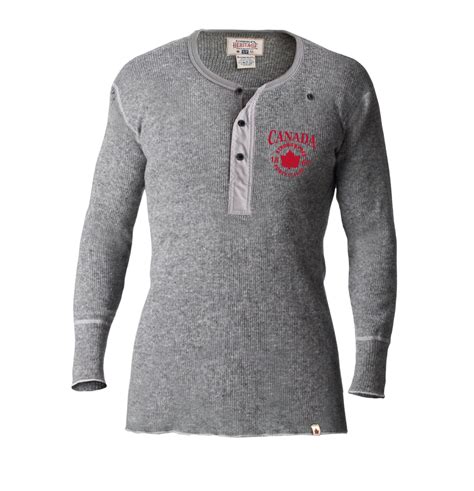 Men's Wool Sweater Strong & Free™ Collection (Henley) | Stanfields.com ...