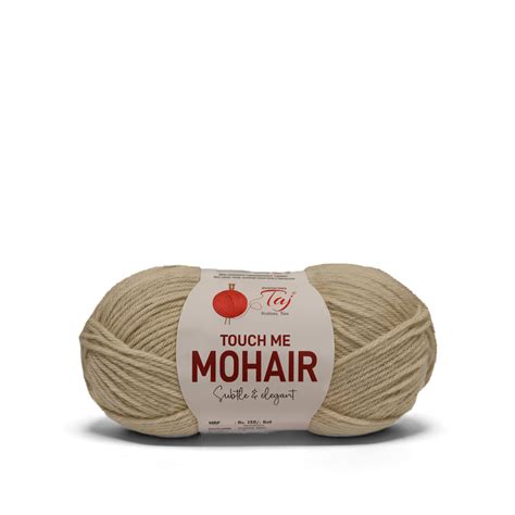 Touch Me Mohair 01 – Taj Knitting Yarn