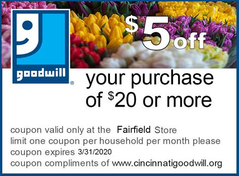 Goodwill Coupons Printable