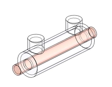 SolidWorks Flow Simulation Heat Exchanger 的图像结果