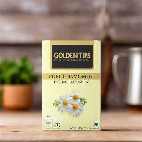 Pure Chamomile Herbal Infusion- Tea Bags – Golden Tips Tea (India)