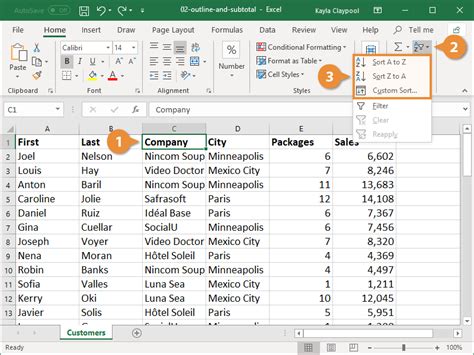 Image result for Subtotal Feature Excel