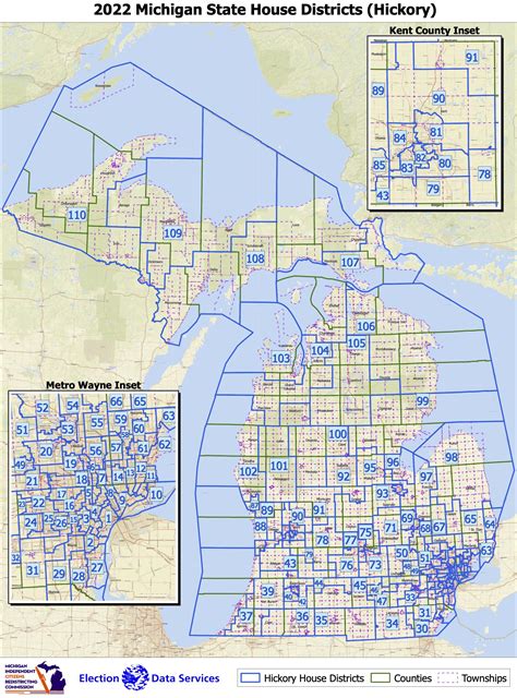 Election 2022: Here are detailed maps of Michigan’s new House, Senate ...
