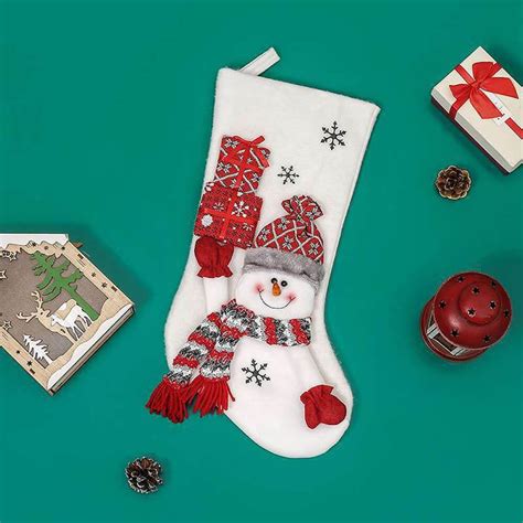 White Stocking Snowman - Little Surprise Box