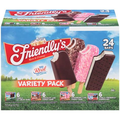 Friendly's Variety Pack Ice Cream Bars (73.5 fl oz) Delivery or Pickup ...