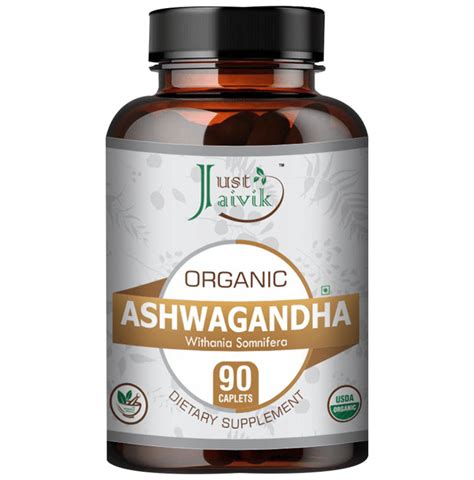 Just Jaivik Organic Ashwagandha Caplet – Classic Derma