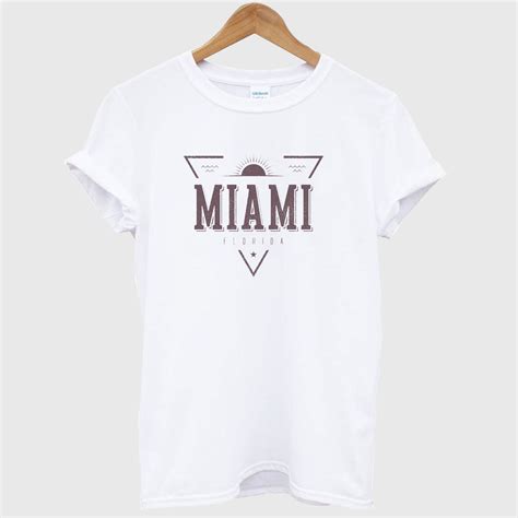 Miami Florida Beach T Shirt | Beach t shirts, Miami beach florida, Shirts