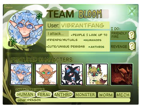 My team bloom artfight profile! | Fandom