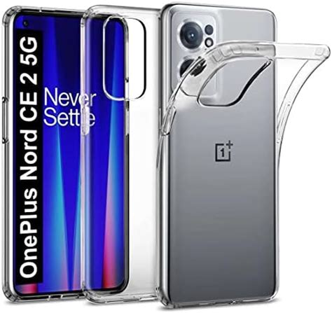 Fashionury Silicone OnePlus Nord CE 2 5G Case Transparent Flexible Soft ...