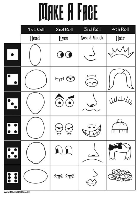 face drawing game