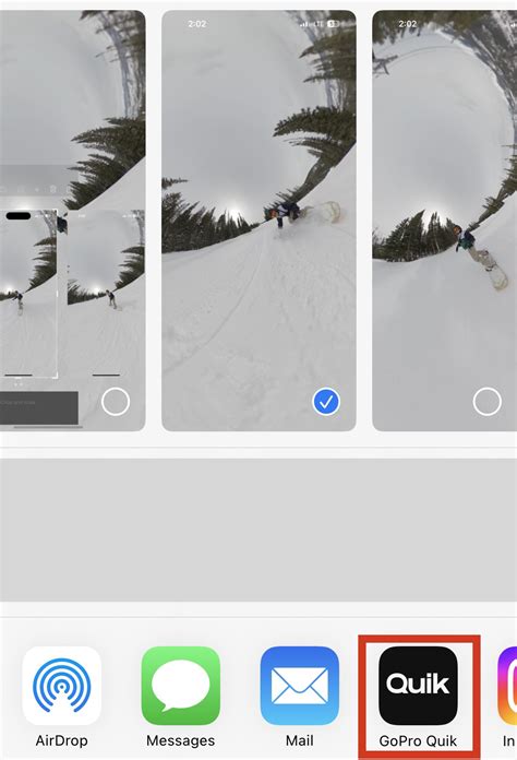 Tutorial GoPro Quik Android 的图像结果