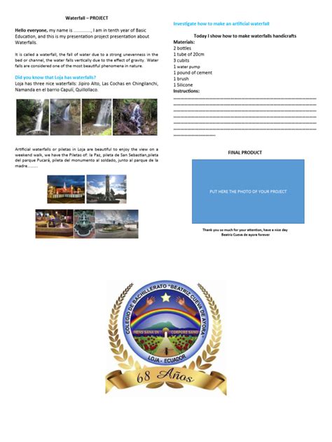 Image result for Waterfall Project Map