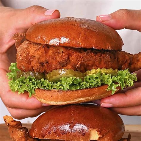 Breaded Chicken Patty On A Bun