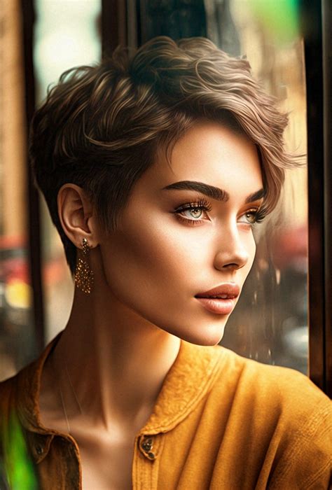 Beauty short hair