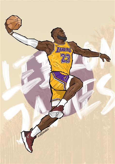 LeBron James Illustration :: Behance