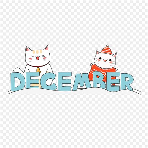 December Clip Art, December Clipart, December PNG Transparent Clipart ...
