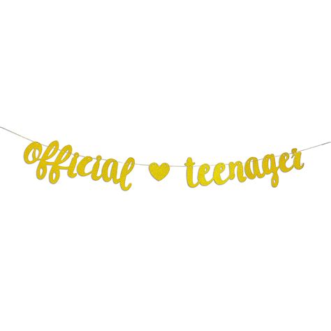 Buy Clever Monster Official Teenager Banner Sign for 13th Birthday ...