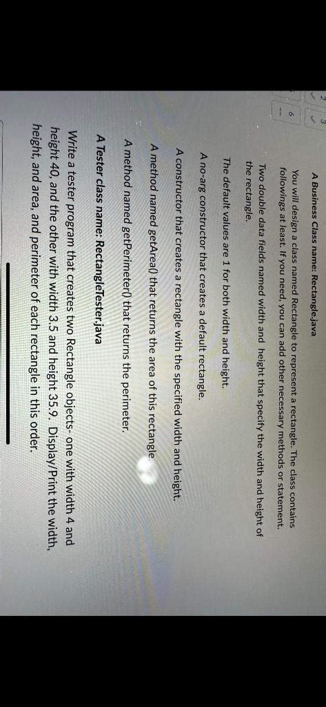 Image result for Rectangle Class Java