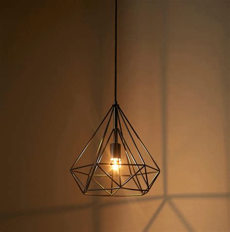 Lampadario Design Byron nero in acciaio, D. 36.5 cm, INSPIRE | Leroy Merlin