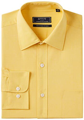 Buy Arrow Men's Formal Shirt (8907163817464_ASPF0598_48_Medium Yellow ...