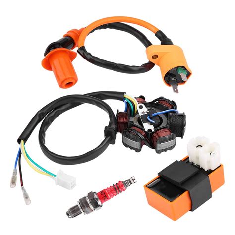 High Performance Racing 6 Pin Racing AC CDI Ignition Coil Spark Plug ...