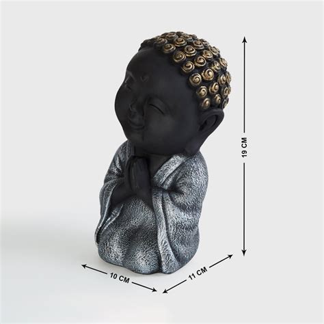 Buy Corsica Ebony Polyresin Greeting Baby Buddha Figurine from Corsica ...