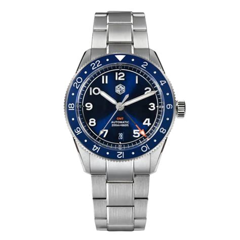 Watchdives x San Martin 38mm NH34 GMT Watch SN0140W – DREAM WATCHES