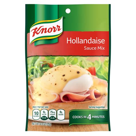 Knorr Hollandaise Sauce Mix Powder, 0.9 Oz Pouch - Walmart Business ...